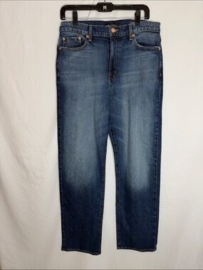 Modern American Doheny High Relaxed Straight Leg Jeans Size 30 Medium Wash